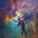 Pretty view of the Lagoon Nebula.